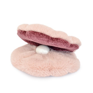Jucarie moale din plus - Scoica, 17 cm, roz