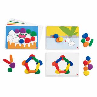 Junior Rainbow Pebbles, set de activitati cu pietricele