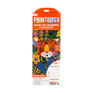 Kit panza canvas - Picteaza pe numere - Tiger Eyes