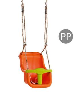 Leagan Baby Seat LUXE Culoare: Orange Lime Green, franghie PP 10