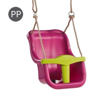 Leagan Baby Seat LUXE Culoare: purple (RAL4006) lime green, franghie: PP 10