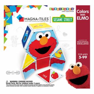 Magna-Tiles Structures, Invata culorile cu Elmo