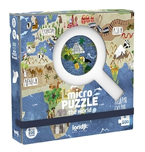 Micro puzzle Londji-600 piese, continente