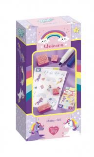 Mini set creativ Stampile cu unicorni