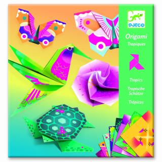 Origami Djeco, animale si flori exotice