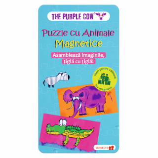 Puzzle cu animale magnetice