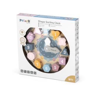 Puzzle cu ceas sortator PolarB, Viga