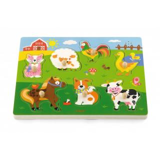 Puzzle cu sunete - animale