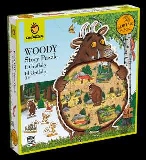 PUZZLE DE LEMN ,       POVESTI: GRUFFALO