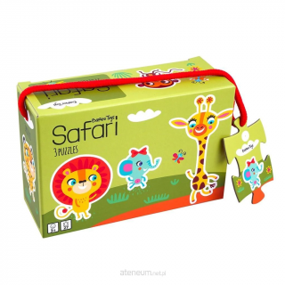 Puzzle Safari , 27 piese - 3 puzzleuri