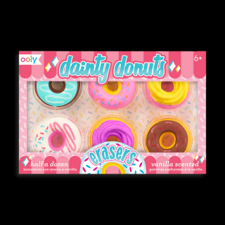 Radiere parfumate Dainty Donuts - Set de 6