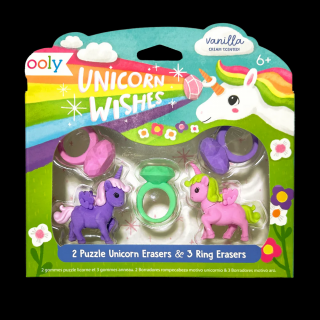 Radiere parfumate: Unicorni (Set de 5)