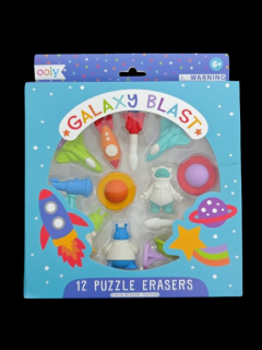 Radiere tip puzzle - Galaxie (Set de 12)