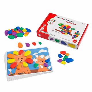 Rainbow Pebbles, pietricele cu carduri de activitati