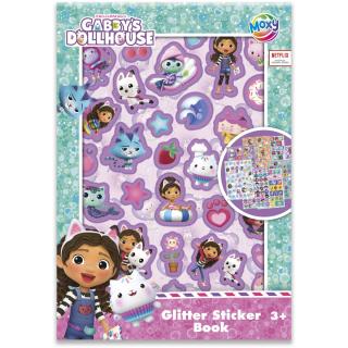 Set abtibilduri cu sclipici, A5, 8 foi, Gabby s Dollhouse