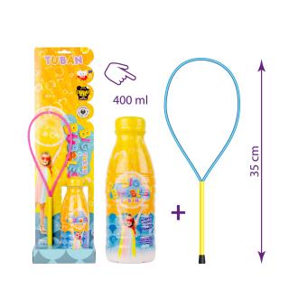 Set Baloane de sapun gigante - Inel + solutie 400 ml