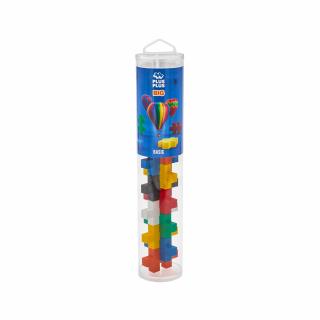 Set constructie Plus-Plus, tub 15 piese mari, culori standard