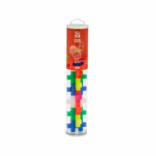 Set constructie Plus-Plus, tub 15 piese mari, Neon, culori fluorescente