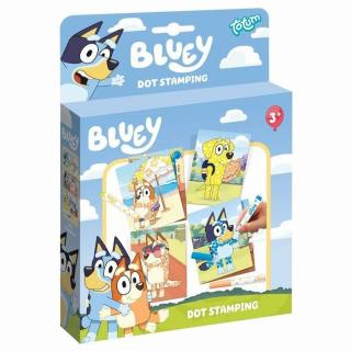 Set creativ cu markere rotunde si planse, Bluey, Totum