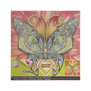 Set creativ cu strasuri, Diamond paint, Canvas Fluture