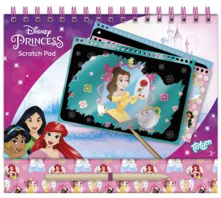 Set creativ de razuit si colorat Disney Princess