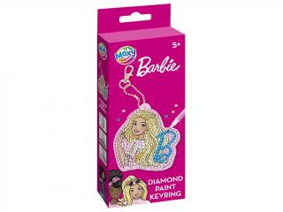 Set creativ DIY, Creeaza propriul breloc  cu tehnica diamond painting, Barbie