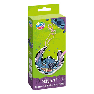 Set creativ DIY, Creeaza propriul breloc cu tehnica diamond painting, Disney Lilo si Stitch