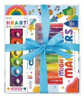 Set Creativ Toddler Fun - Carte de Colorat, Creioane si Markere, Ooly