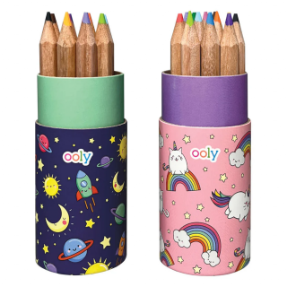 Set creioane Colorate cu ascutitoare Mini Draw n Doodle