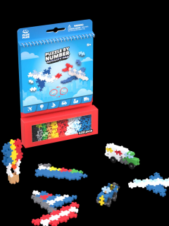 Set de Activitati Plus-Plus, 125 piese, Mijloace de transport