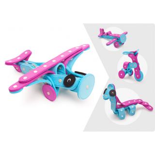 Set de constructie din fetru Avion - KNOP KNOP