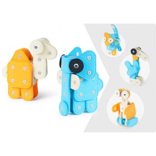 Set de constructie din fetru Camila si Elefant - KNOP KNOP