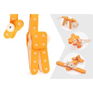 Set de constructie din fetru Girafa - KNOP KNOP