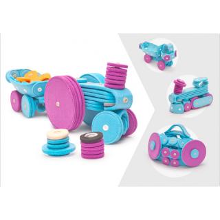 Set de constructie din fetru Tractoras - KNOP KNOP