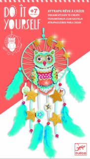 Set DIY Djeco, Dreamcatcher cu sclipici