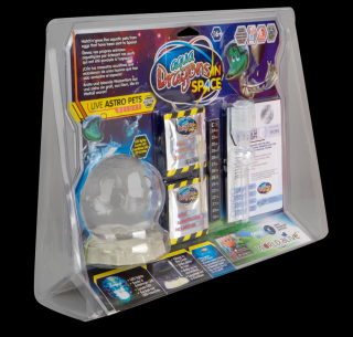 Set educativ STEM - AQUA DRAGONS    - Habitat Lumea subacvatica - acvariu asteroid Deluxe cu LED-uri