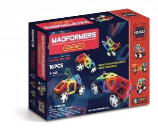 Set magnetic de construit- Magformers Wow 16 piese