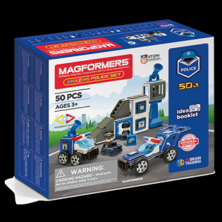 Set magnetic Magformers, Uimitorul set de politie