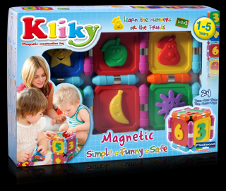 Set magnetic primar Supermag Kliky - Fructe