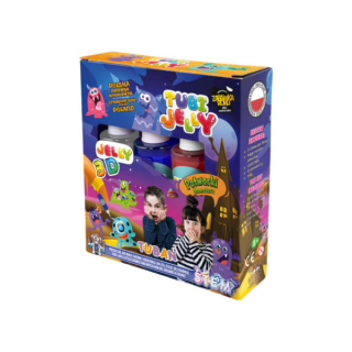SET TUBI JELLY (gel modelator) cu 3 culori ,       MONSTRI