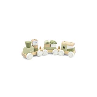 Trenulet modular cu animale, colectia Green, PolarB Viga