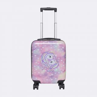 Troler pentru copii, cu roti 360  , Unicorn Princess Purple