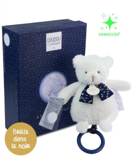 Ursulet muzical Doudou    CLAIR DE LUNE, 17 cm