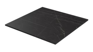 Blat pentru masa 1000x1000 mm, Pietra Grigia negru F206 ST9