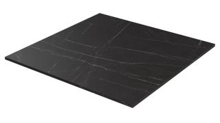 Blat pentru masa 1100x1100 mm, Pietra Grigia negru F206 ST9