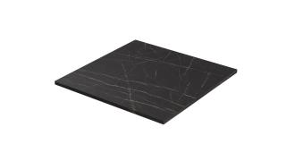 Blat pentru masa 700x700 mm, Pietra Grigia negru F206 ST9