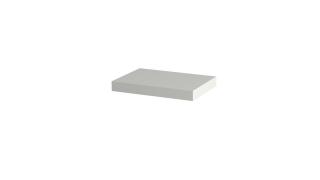 Polita decorativa 350x250x36 mm, Alb Alpin W1100 ST9, grosime 36 mm