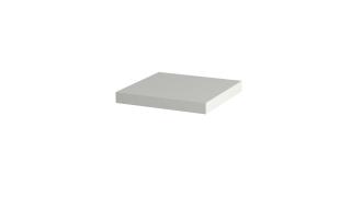 Polita decorativa 350x350x36 mm, Alb Alpin W1100 ST9, grosime 36 mm