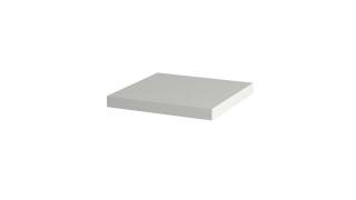 Polita decorativa 400x400x36 mm, Alb Alpin W1100 ST9, grosime 36 mm