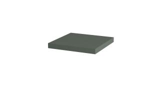 Polita decorativa 400x400x36 mm, Verde eucalipt U604 ST9, grosime 36 mm